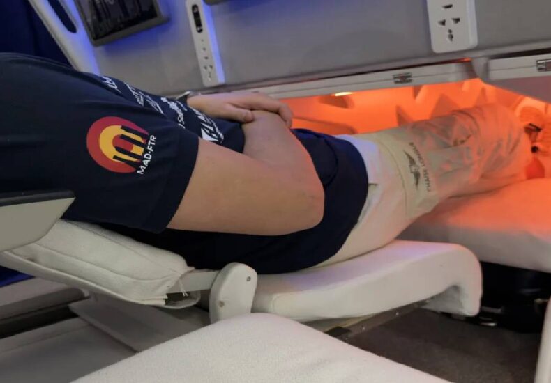 Double-Level Airplane Seat Returns with Bold New Design Focused on Comfort and Privacy