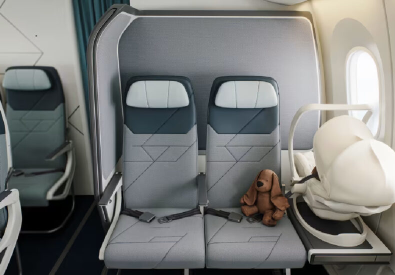 SkyNook Redefines Air Travel by Turning the Worst Seat Into a Semi-Private Retreat