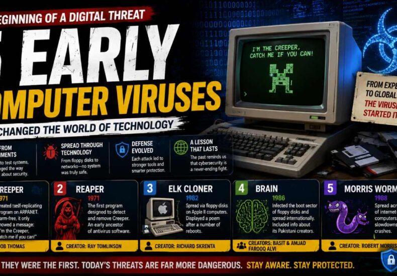 5 Early Computer Viruses That Shaped the History of Malware