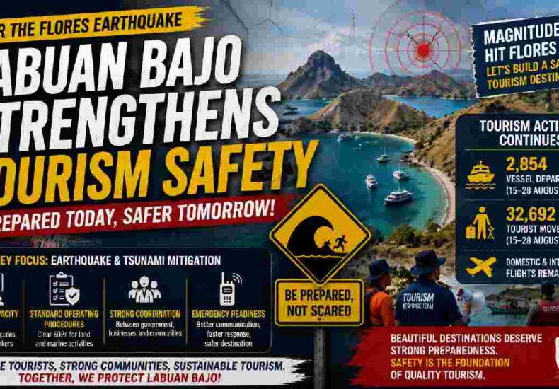 After the Flores Earthquake, Labuan Bajo Strengthens Tourism Safety and Tsunami Preparedness