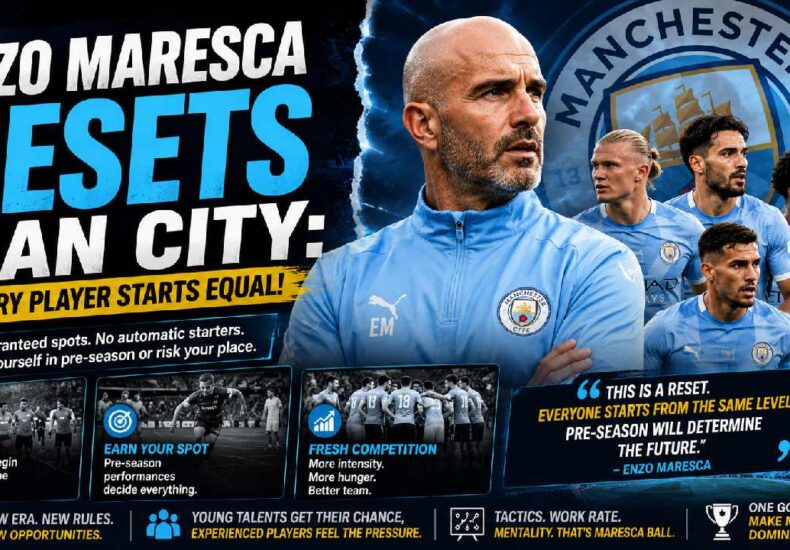 Enzo Maresca Resets Manchester City as Every Player Gets an Equal Chance