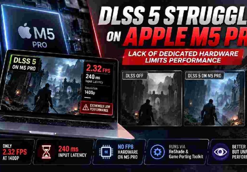 DLSS 5 Struggles on Apple M5 Pro as Hardware Limits Become Clear