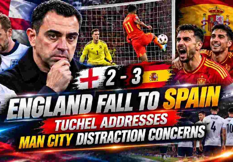 England Fall to Spain as Tuchel Addresses Man City Distraction Concerns