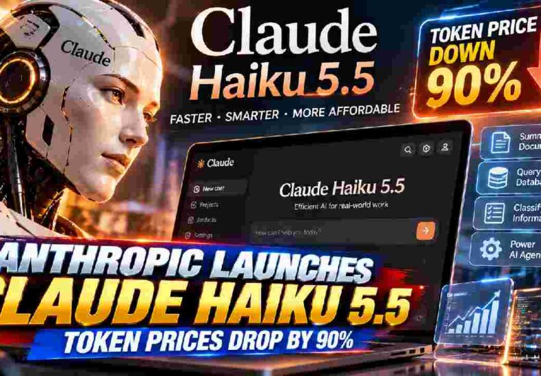 Anthropic Launches Claude Haiku 5.5 With Token Prices Cut by Up to 90%