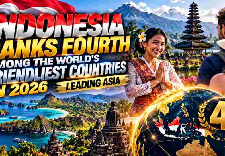 Indonesia Ranks Fourth Among the World’s Friendliest Countries in 2026