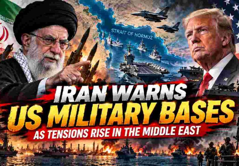 Iran Warns US Military Bases as Strait of Hormuz Tensions Escalate