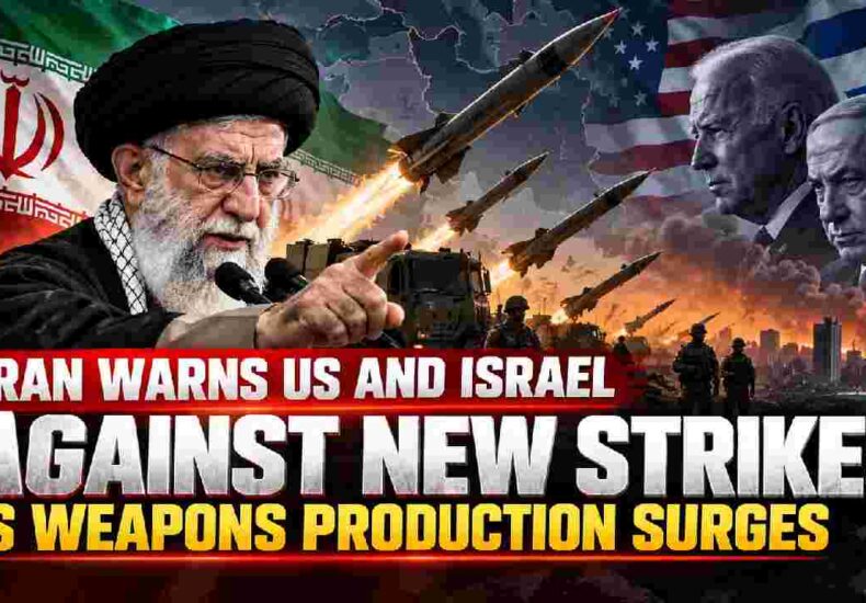 Iran Warns US and Israel Against New Strikes as Weapons Production Surges