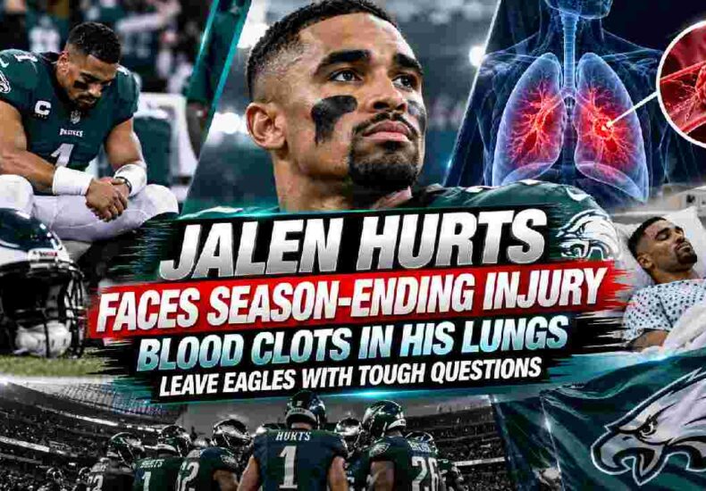 Jalen Hurts’ Season-Ending Health Scare Leaves Eagles Facing Difficult Questions
