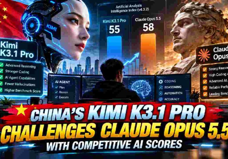 Kimi K3.1 Pro Launches With AI Scores Close to Claude Opus 5.5