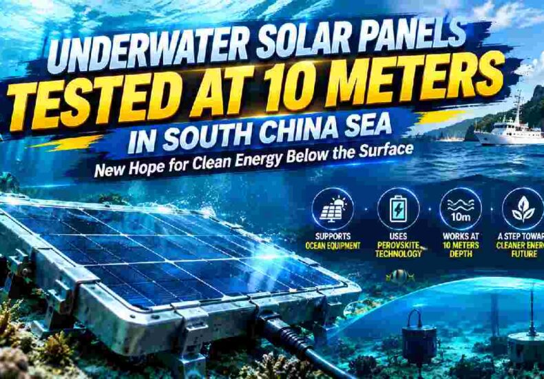 Scientists Test Solar Panels 10 Meters Underwater in South China Sea